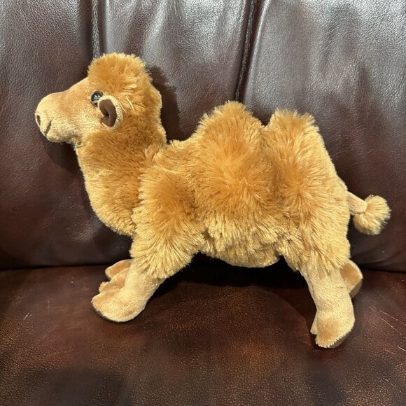 Adventure Planet Camel Furry‎ Plush Stuffed Animal Soft Brown Size 9" X 12" - Picture 3 of 9